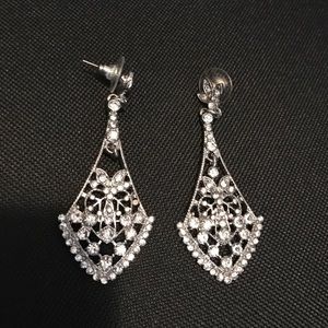 Davids bridal earrings, never worn